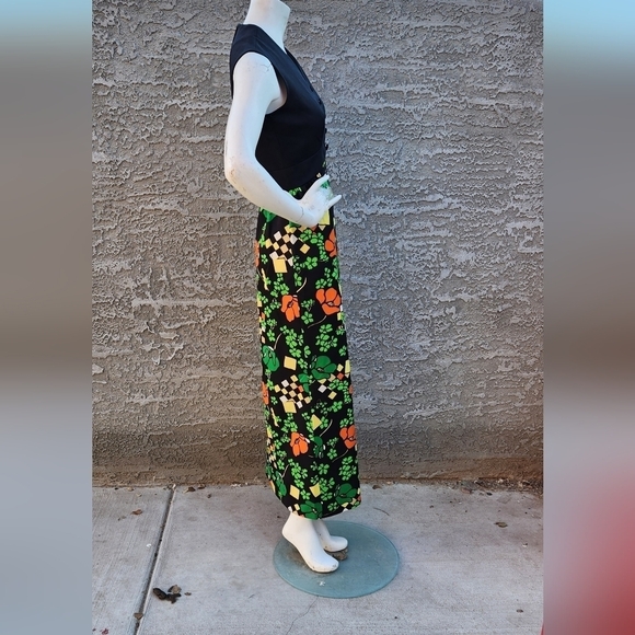 Vintage 1970's Sleeveless‎ Maxi Dress - Picture 5 of 11